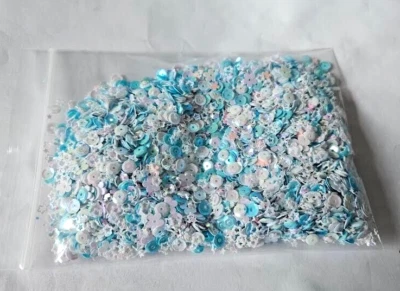 CraftbuddyUS пастель вечеринки смешанные 50 г конфетти (звезды, круглый, сердца, цветы) - Изображение 1 из 4