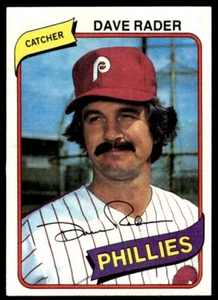 1980 Topps Baseball Dave Rader #296 - Picture 1 of 2