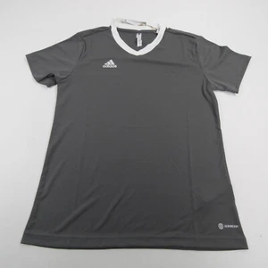 adidas Short Sleeve Shirt Women's Gray New with Tags - Picture 1 of 4