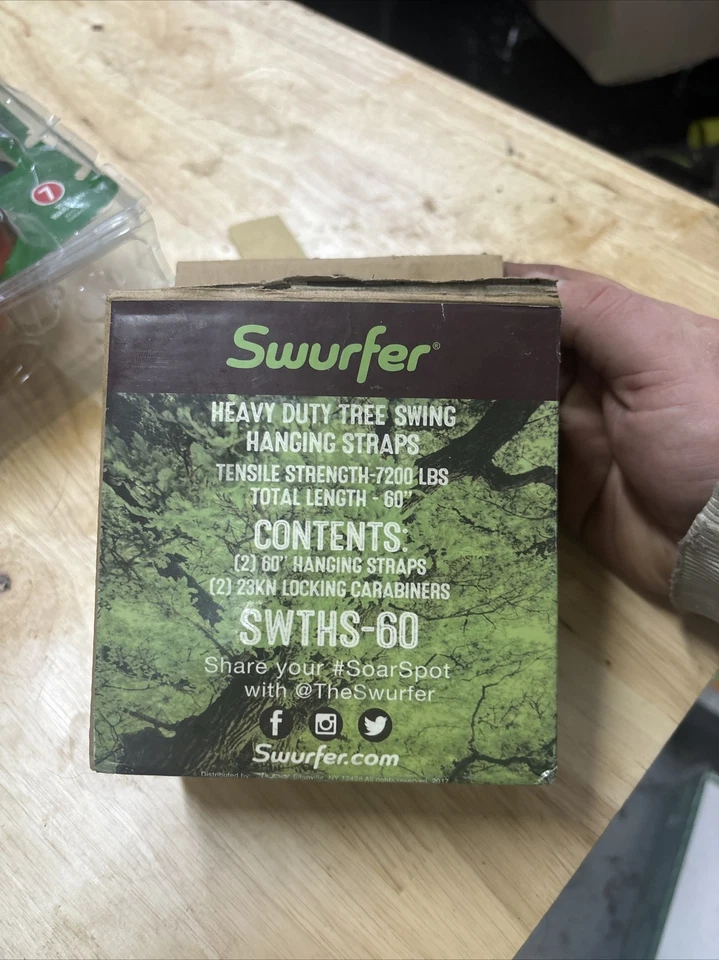 Swurfer Tree Swing Hammock Straps 5 Feet (2 Straps), 5 - 2  - Image 1 of 1