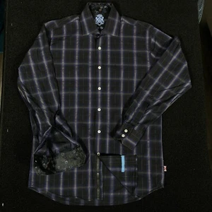 English Laundry Shirt Pattern mens 15.5 34 35 Christopher Wicks Flip Cuff - Picture 1 of 24