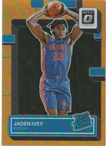 2022-23 Donruss Optic Rated Rookie Orange Prizm Jaden Ivey RC /199