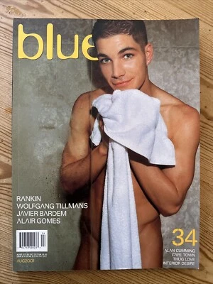 Blue Magazine Issue No.34 August 2001 Rankin, Wolfgang Tillmans, Alan Cumming - Image 1 of 4