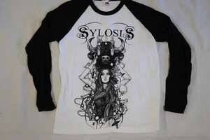 SYLOSIS BULL BASEBALL JERSEY T SHIRT NEW OFFICIAL RARE METAL BAND JOSH MIDDLETON - Picture 1 of 2