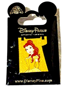2022 Disney Schloss Puzzleteil Prinzessin Belle Pin # 147324 Die Schöne und das Biest - Bild 1 von 2
