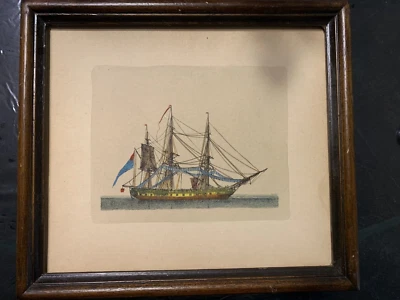 gravure marine ancienne - Photo 1/4