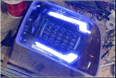 Chevrolet Chevy Blazer 1996 1997 faros LED modernizados Foto 1 de 2