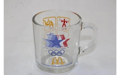 1984 Los Angeles Olympic Games McDonald's Glass Coffee Mugs Cups  NICE - Image 1 of 2
