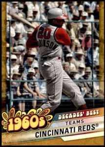 Cincinnati Reds 2020 Topps Decades Best 5x7 Gold #DB-28 5/10 Reds