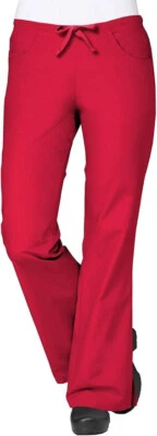 Maevn Core Women 9026 Flare Leg Scrub Pants Elastic Drawstring Back Size XXS-XXL - Image 1 of 4