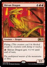 SHIVAN DRAGON ~mtg NM-M M19 Magic 2019 Rare x4
