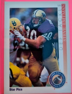 1992 Upper Deck Gold - Steve Emtman #G1 (RC) - Picture 1 of 2