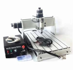 3 Axis CNC Router 3040 Z-DQ MACH3 500W Drilling Engraving Milling Cutter Machine - Foto 1 di 8