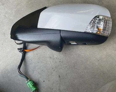 Espejo retrovisor eléctrico del lado izquierdo del conductor Volvo XC60 2011 con cámara blanco OEM Foto 1 de 4