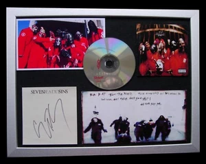 SLIPKNOT+SIGNED+QUALITY FRAMED+WAIT BLEED+LP+CD=100% GENUINE+EXPRESS GLOBAL SHIP - Picture 1 of 8