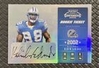 KALIMBA EDWARDS 2002 Playoff Contenders Rookie Ticket Foil Auto /510 Lions RC