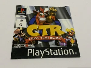 CTR Crash Team Racing PlayStation 1 Manual Only - Picture 1 of 3