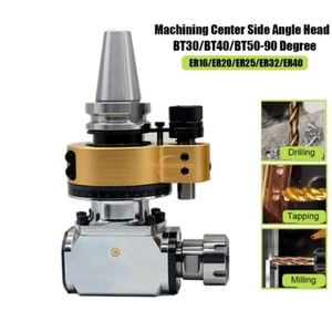 BT30/BT40/BT50-90 Degree Side Milling Head CNC Machining Center Right Angle Head - Picture 1 of 10