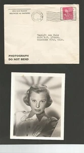 Vintage Studio Photograph Movie Actress June Allyson Sent to Fan in 1955 - Picture 1 of 5