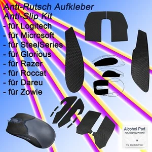 Anti-Rutsch Anti-Slip +Grip Aufkleber Replacement für Logitech/Razer/SteelSeries - Bild 1 von 43