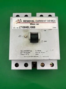 Bill LT1004EL100B 100A 100mA 4 polos 3 fases RCD - Imagen 1 de 4