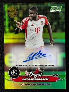 Topps 23-24 Chrome UEFA Stadium Club Members Bayern Munich Dayot Upamecano /99 - Picture 1 of 2