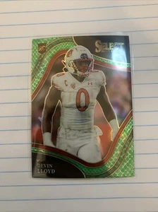 2022 Panini Select Field Level Draft Devin Lloyd #199 Green Dragon Scale RC - Picture 1 of 2