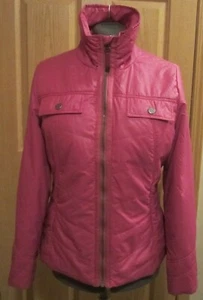 PrAna Chantal Jacke Reißverschluss Pflaumenrot Wasserabweisend Neu mit Etikett NEU Damen Größe L Large - Bild 1 von 8