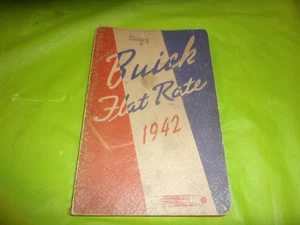 1942 BUICK FLAT RATE ORIGINAL 177 PAGE MANUAL!! my#1 - Picture 1 of 5