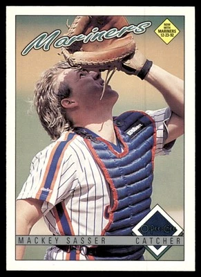 1993 O-Pee-Chee Mackey Sasser Seattle Mariners #328 - Image 1 of 2