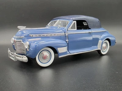 Universal Hobbies 1941 Chevy Deluxe No Mirror 1:18 Scale Diecast Model Car Blue - Image 1 of 4