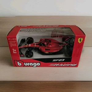 F1 Formula Racing Ferrari SF-23 #16 LeClerc Sainz Burago 1/43 Scale NEW IN BOX - Picture 1 of 12