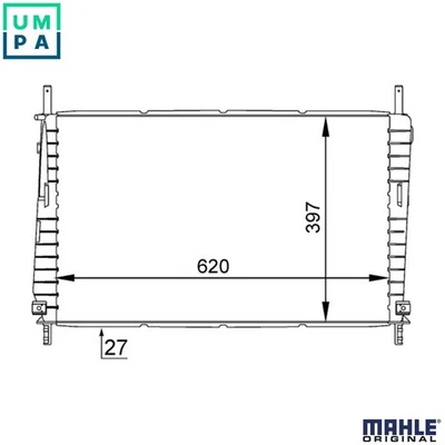 RADIATOR ENGINE COOLING CR 1141 000S FOR FORD MONDEO/III/Clipper/Turnier/Mk 2.5L - Image 1 of 4