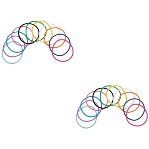 Brazalete brazalete brazalete de silicona de 2 piezas para mujer bandas de goma - Imagen 1 de 12