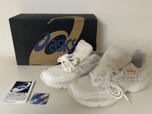 Scarpe da corsa Asics uomo Harrier II bianche 10.0US gel super larghe mai usate