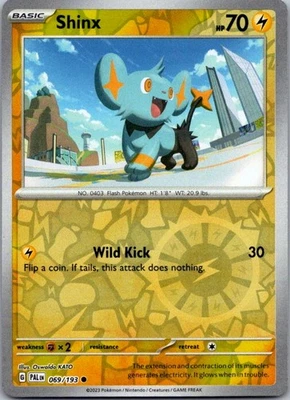 Shinx - Reverse Holo Common SV02: Paldea Evolved 069/193 NM - Image 1 of 2