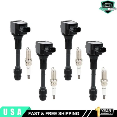 4x Ignition Coils For 2.5L 2002-2006 Nissan Altima Sentra Nissan X-Trail 05-06 Foto 1 de 4