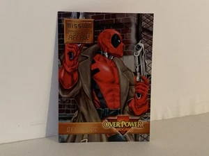Lot Of 8 Different Marvel Overpower Deadpool Cards X-Men Wolverine  - Picture 1 of 10