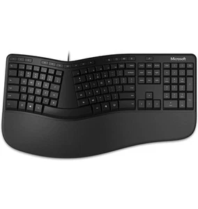 NEW Microsoft Ergonomic Keyboard for Business - Wired (LXM-00001) Black - Bild 1 von 9