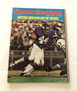 1976 NO LABEL Sports Illustrated CHUCK FOREMAN Minnesota VIKINGS beat CHI BEARS - Bild 1 von 1