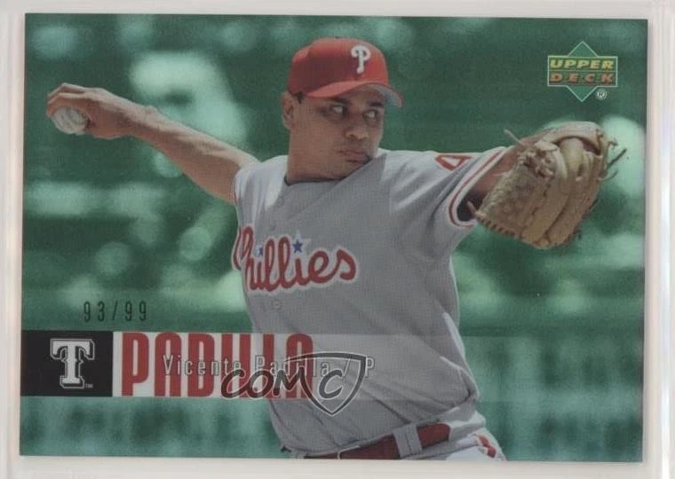 2006 Upper Deck Special F/X Green /99 Vicente Padilla #353 - Image 1 of 2