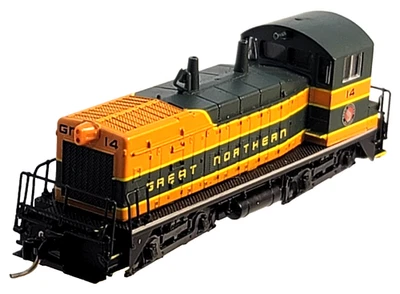 N Life-Like 7887 GN SW9/1200 Diesel Switcher #14 (Tested) knuckle cplrs - Image 1 of 4