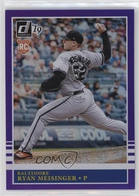 2019 Panini Donruss Retro 1985 Holo Purple Ryan Meisinger #248 - Image 1 of 2