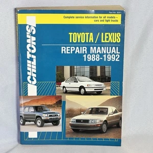 LEXUS SHOP MANUAL SERVICE REPAIR BOOK (1988-1992) CHILTON HAYNES LS400 ES250 - Bild 1 von 5