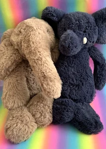 π Jellycat ELEPHANT BUNDLE x2 Smudge & Bashful Medium VGC MORE LISTED π - Picture 1 of 2