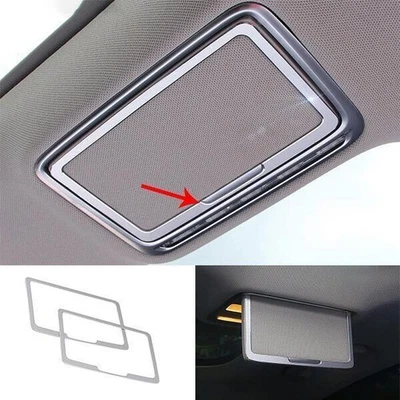 Tampa de espelho retrovisor prata alumínio acabamento para Benz Glc X253 2016-2021 - Imagem 1 de 4