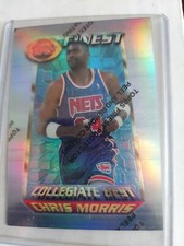 Chris Morris 1994-95 Topps Finest Refractor #276 New Jersey Nets NM