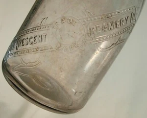 THE CRESCENT CREAMERY CO ST PAUL MINNESOTA MILK BOTTLE CIRCA 1900-1910 - Picture 1 of 6