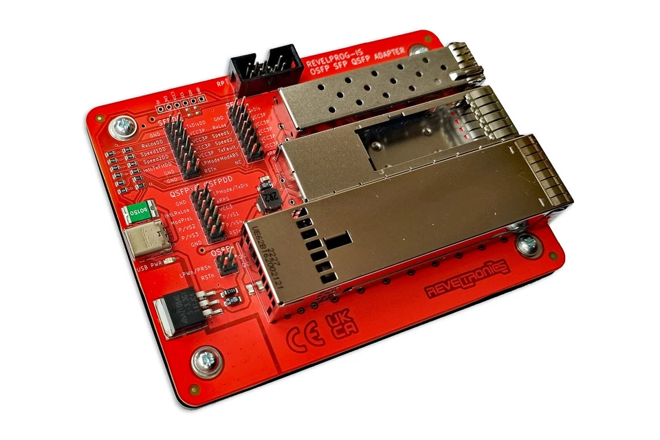 Placa de codificação transceptor OSFP QSFP-DD SFP-DD para programador REVELPROG-IS - Imagem 1 de 4