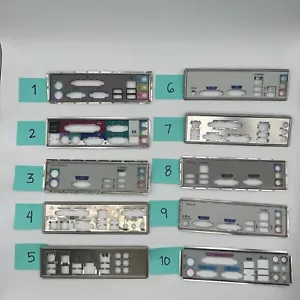 Motherboard IO Shield E/A Backplate für ATX Hüllen wählen Sie eine - Bild 1 von 12